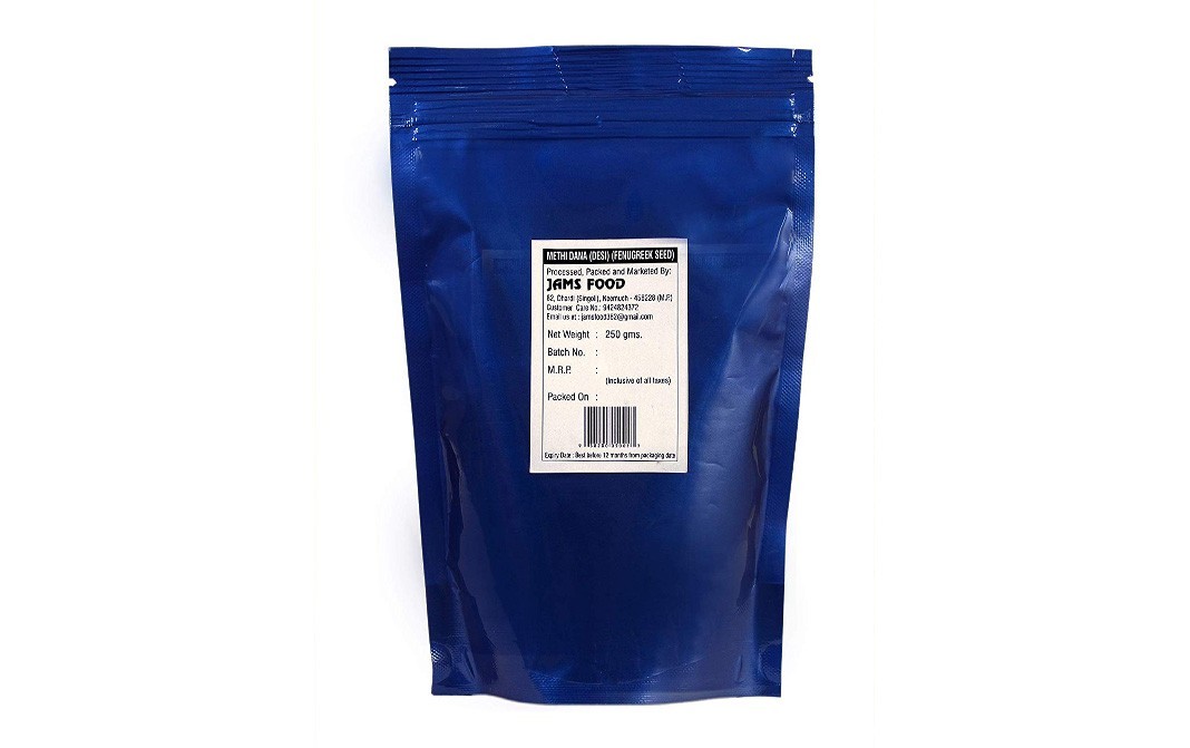 Jams Methi Dana (Desi) (Fenugreek Seed)   Pack  250 grams